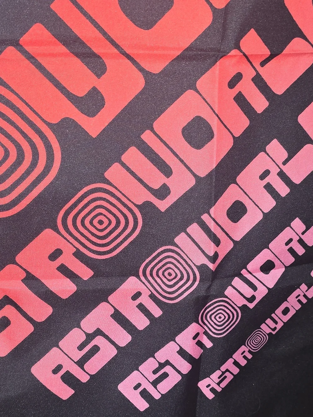 NEW Travis Scott Astroworld Festival Logo Bandana Handkerchief-Pink, Red, Purple